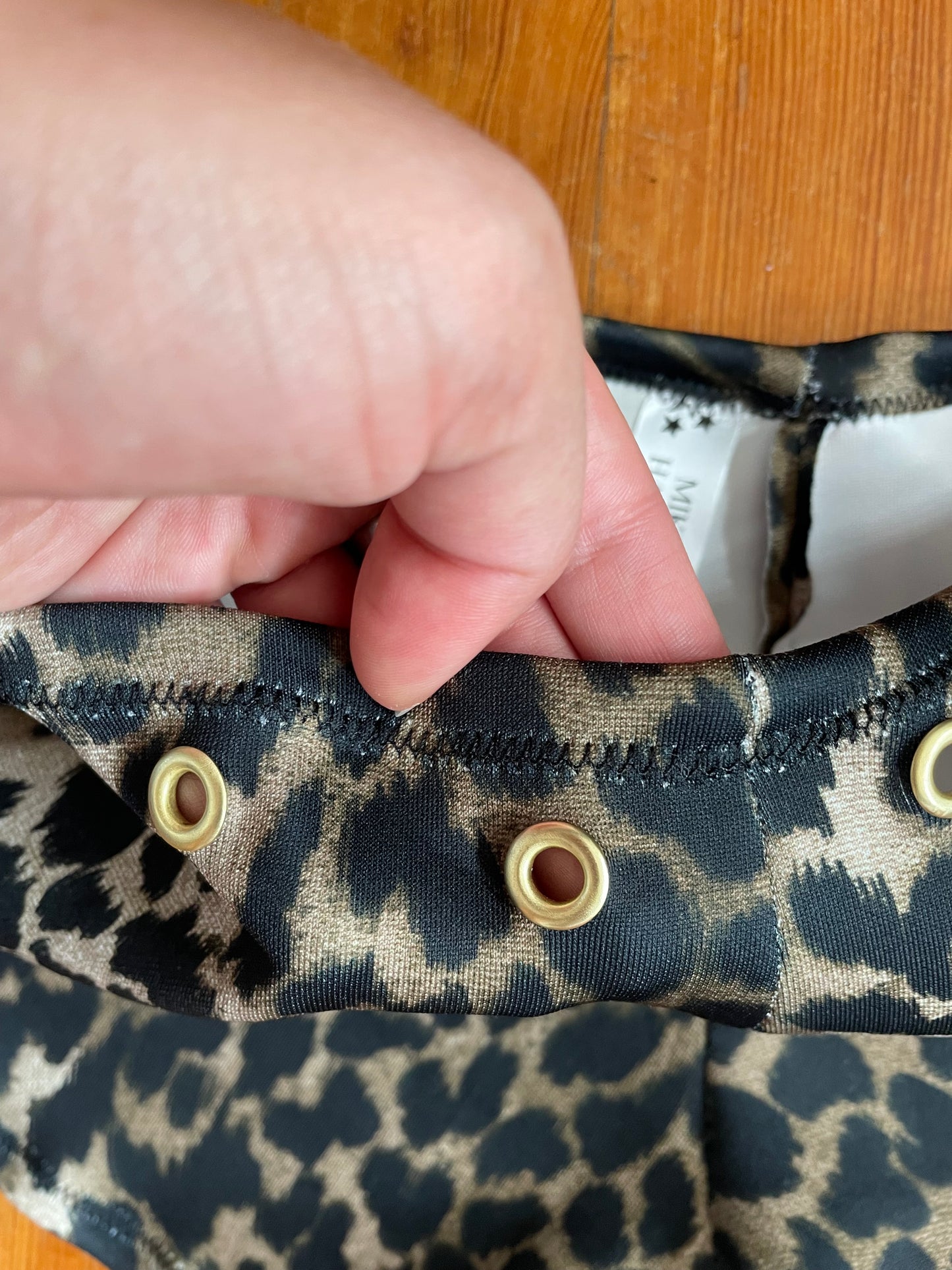 Cheetah Grommet Micro Shorts
