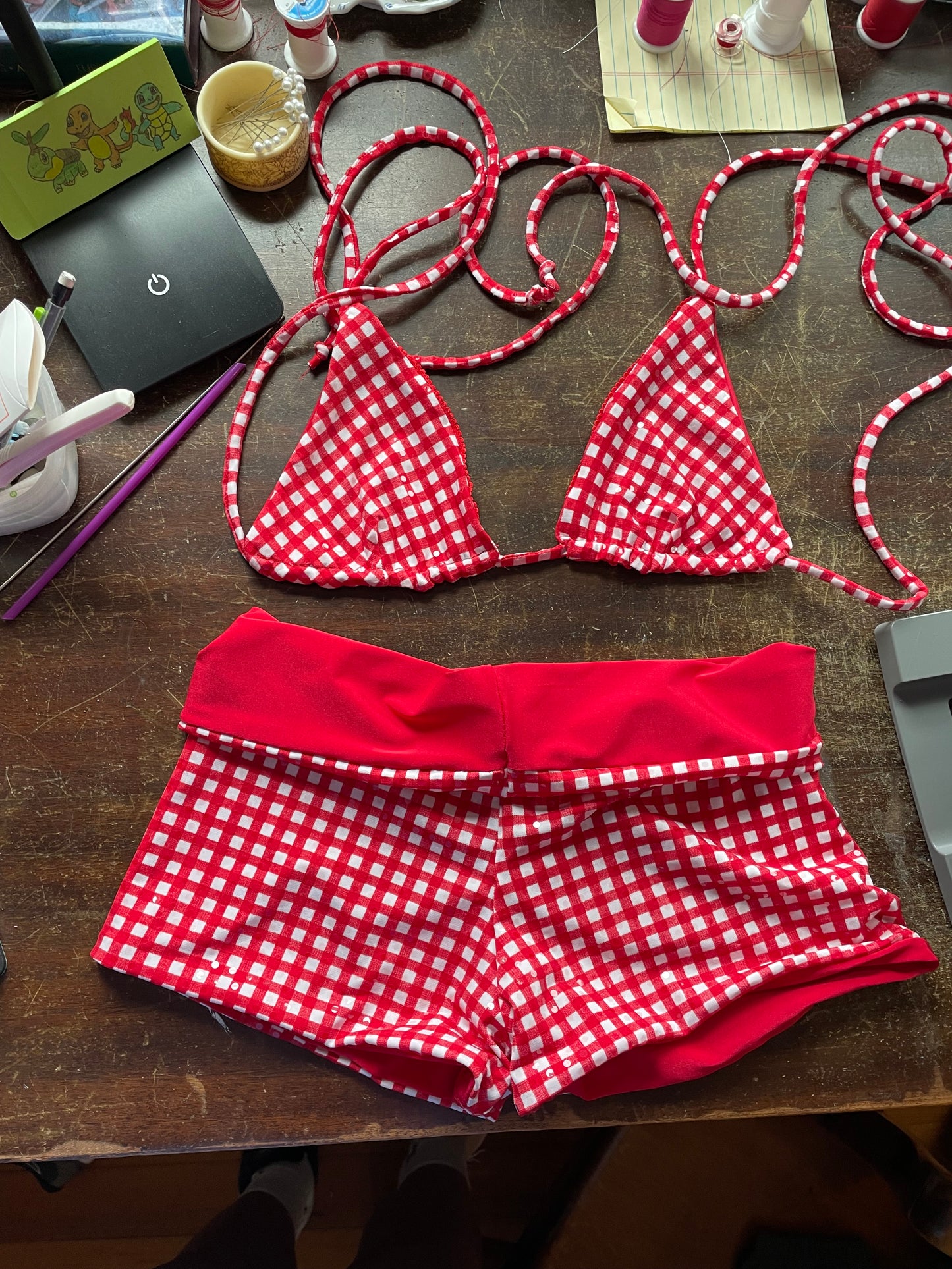 Board Shorts (Gingham)