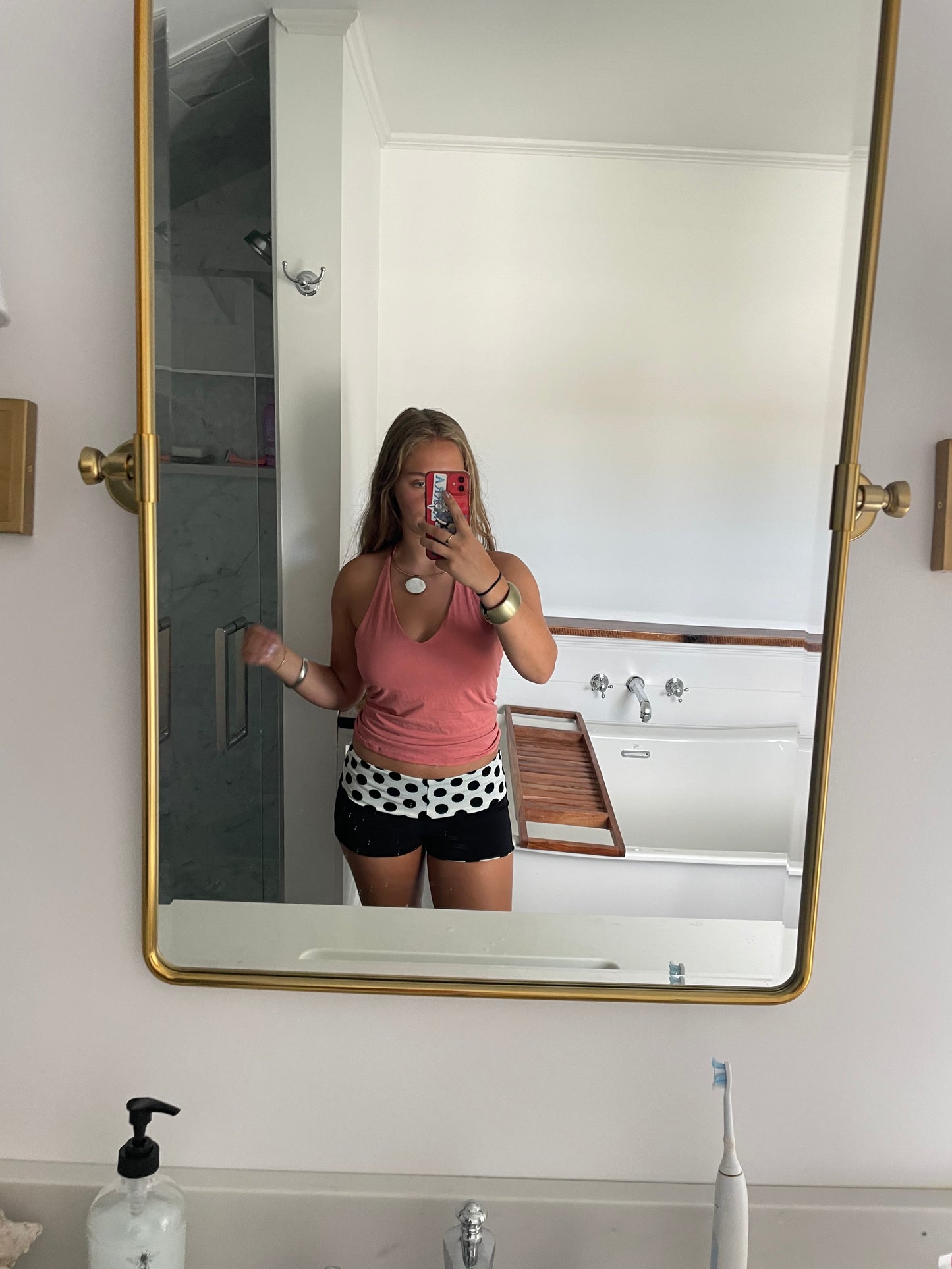 Polka dot Micro Shorts (black)