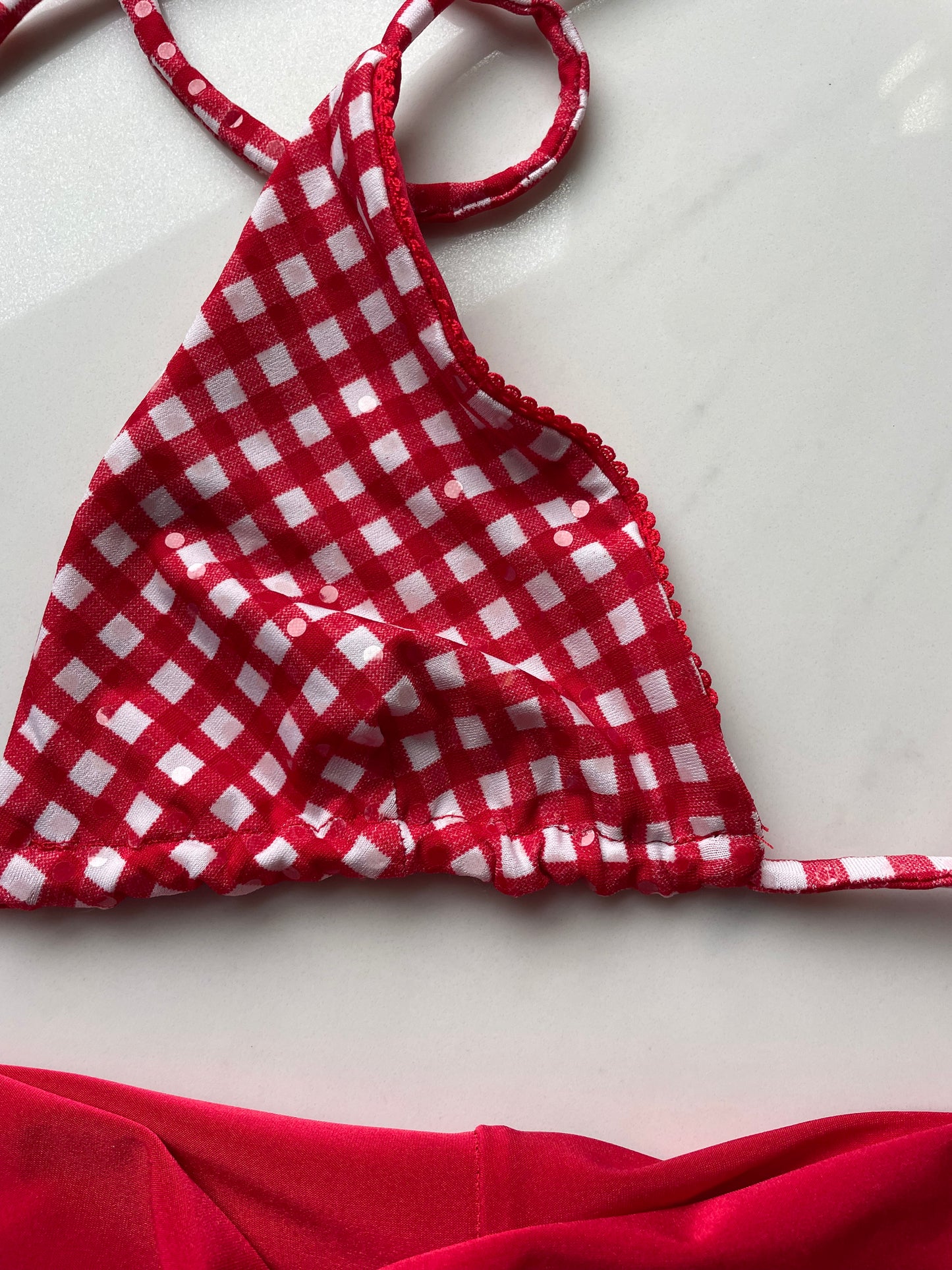 Bikini Top (Gingham)