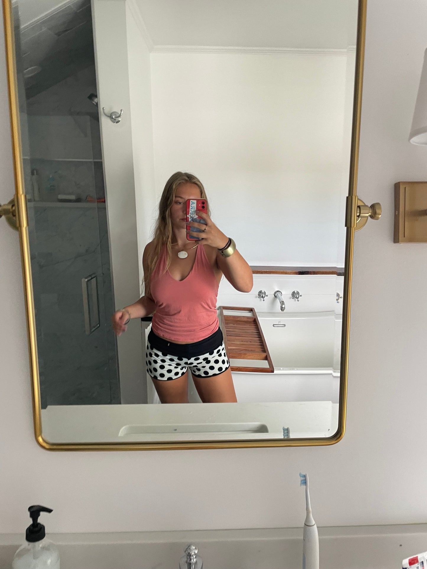 Polka dot Micro Shorts (black)