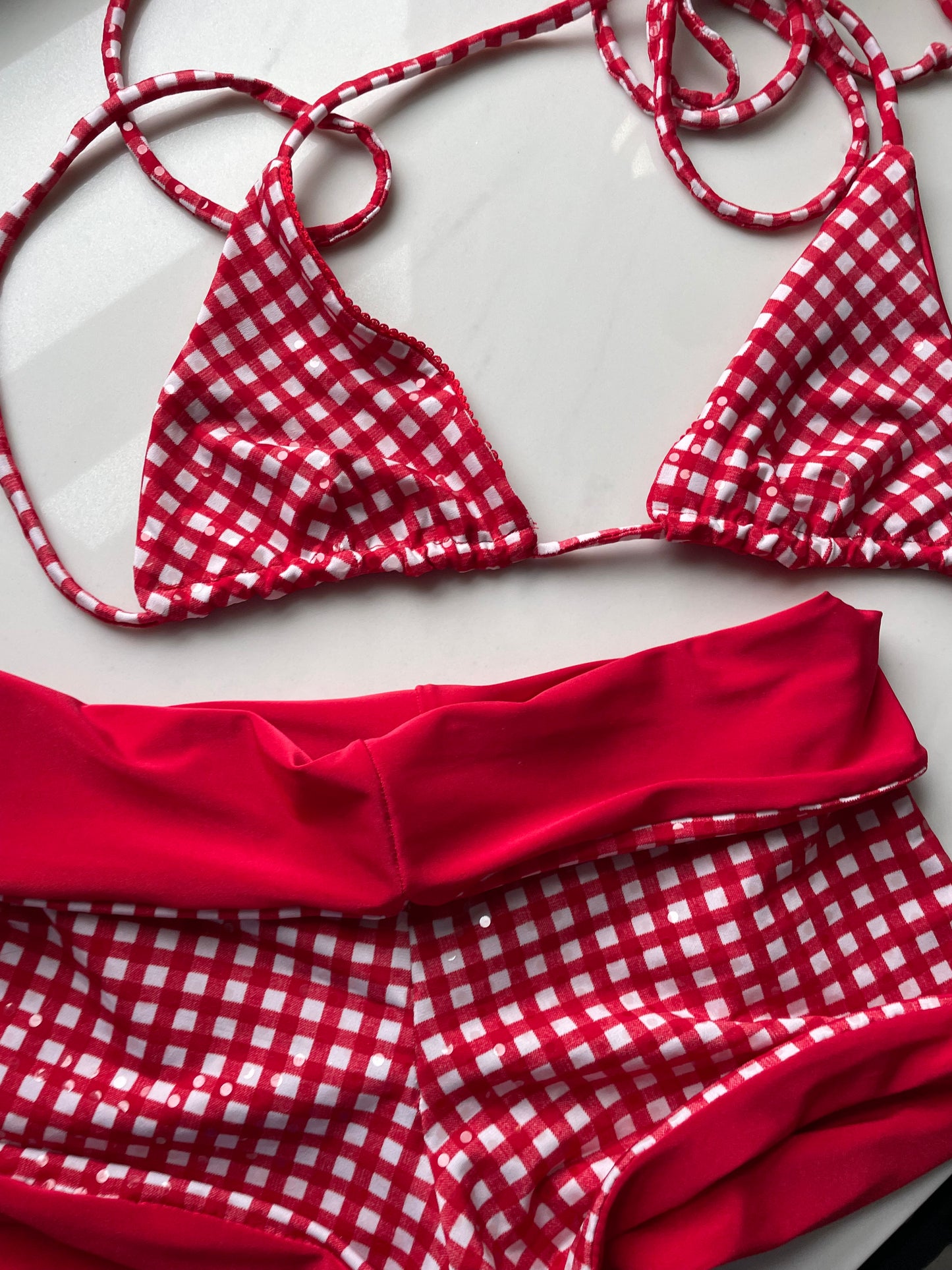 Bikini Top (Gingham)