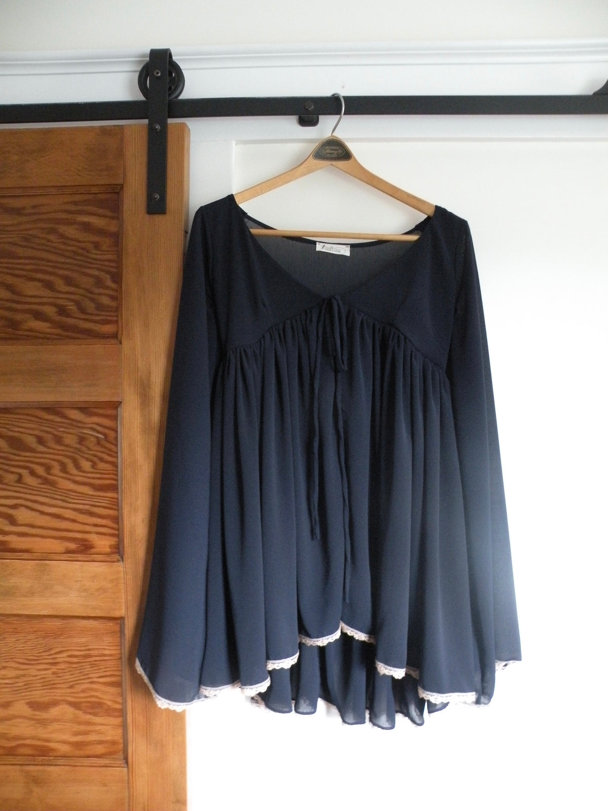 Navy Bell Dress