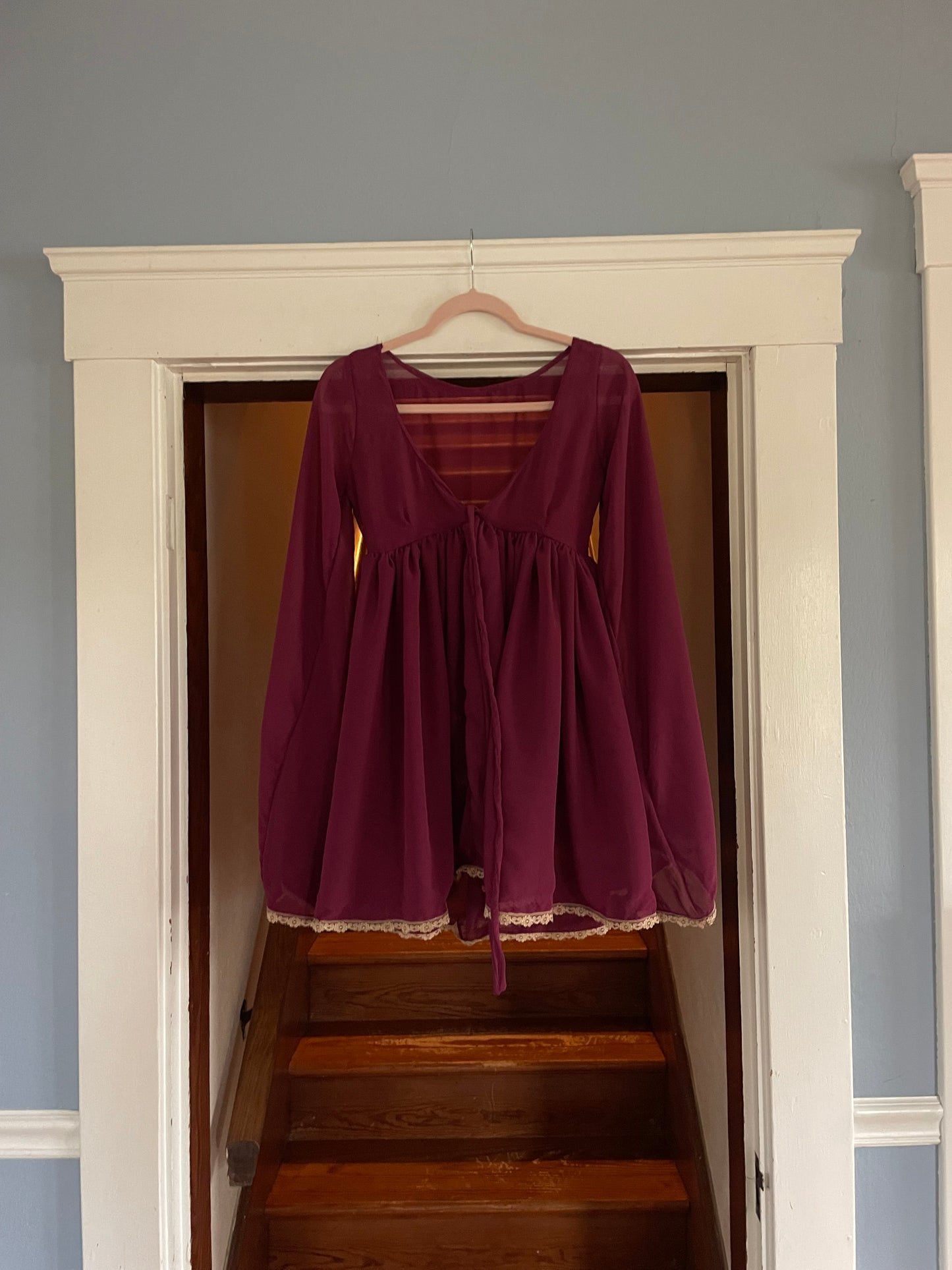Raspberry Bell dress