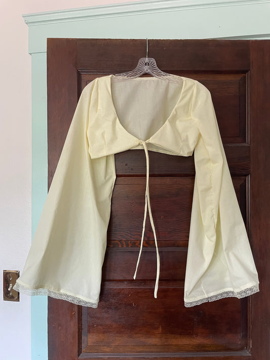 Bell top (Yellow Lace)