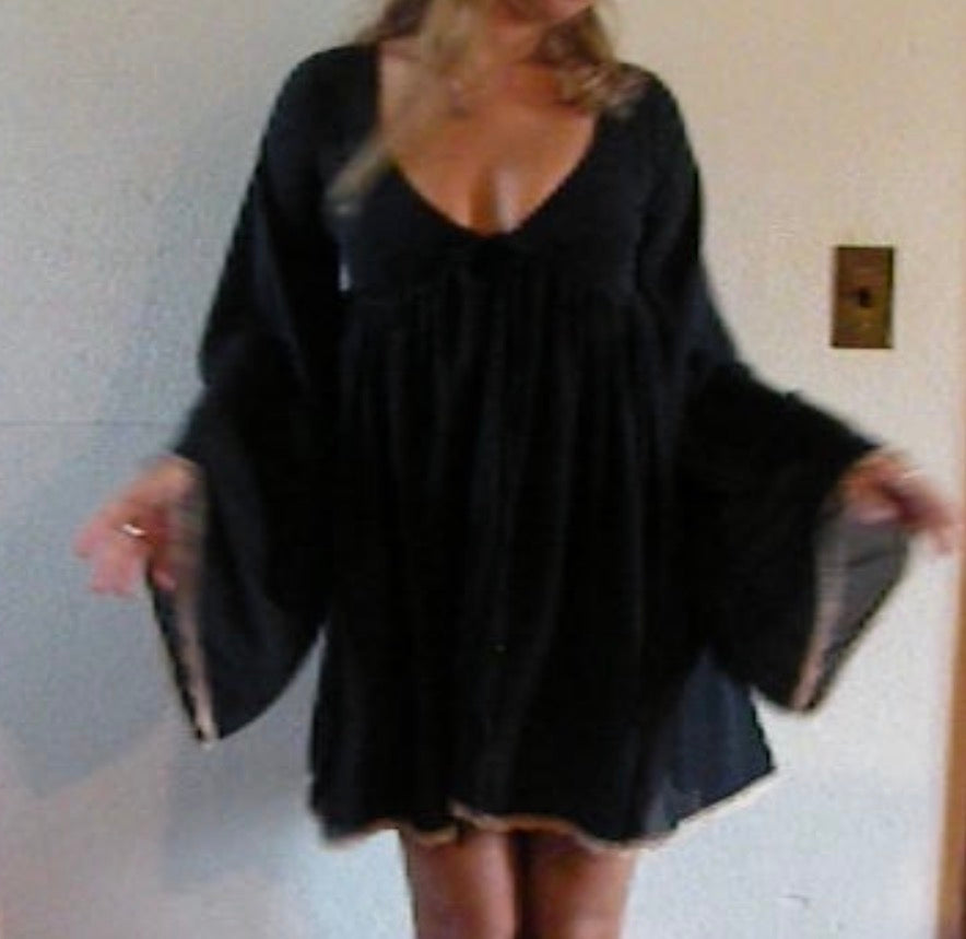 Navy Bell Dress