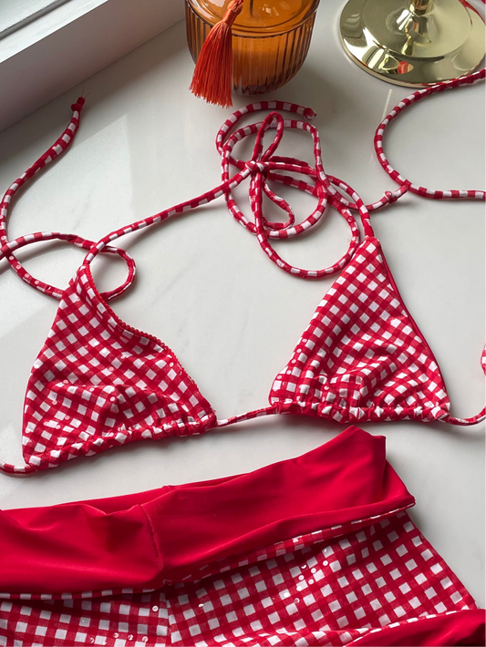Bikini Top (Gingham)