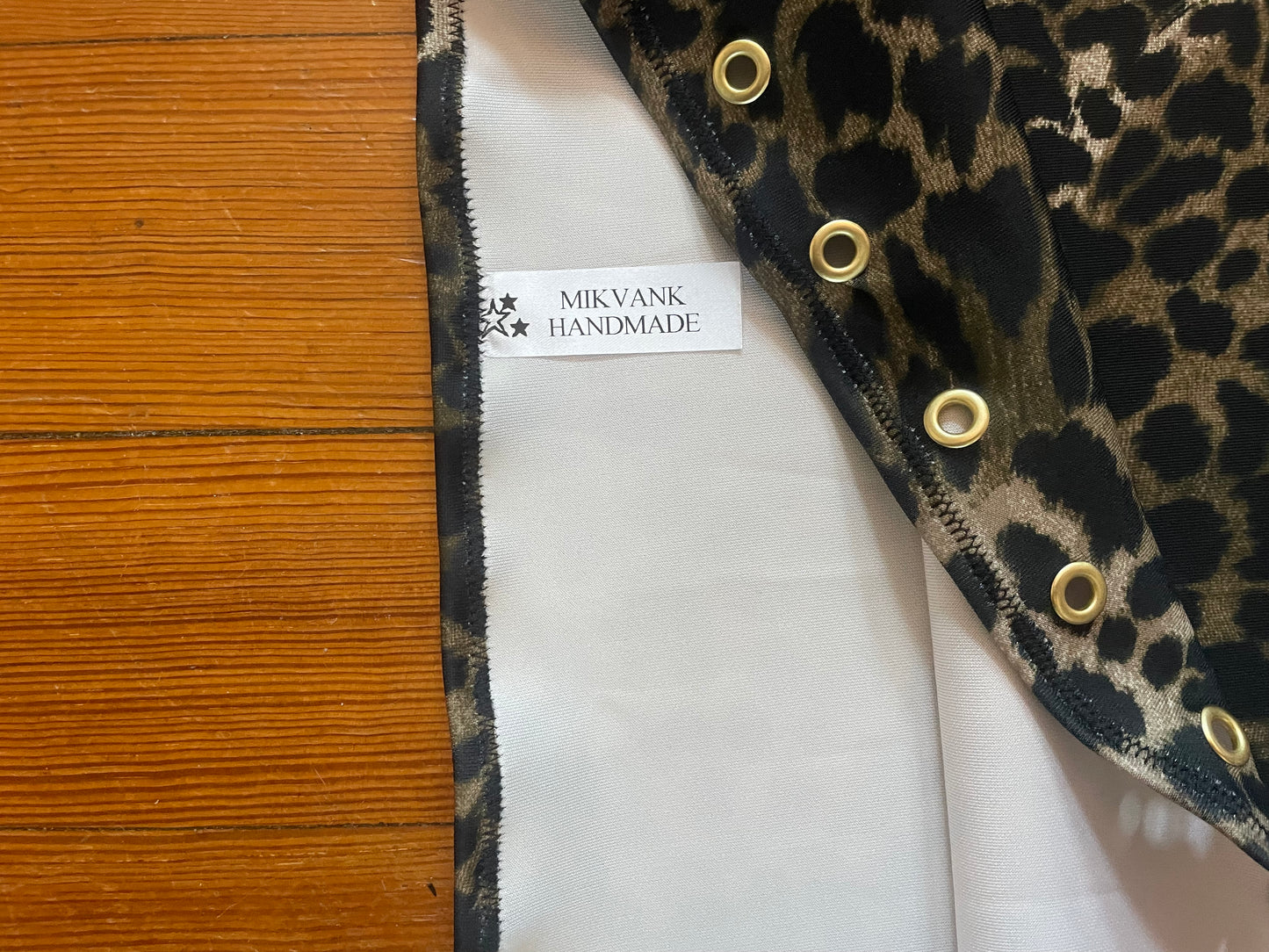 Cheetah Grommet Mini Skirt