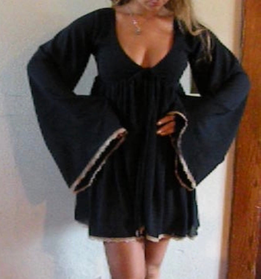 Navy Bell Dress